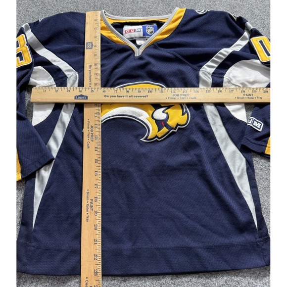 Ryan‎ Miller Buffalo Sabres Hockey Jersey CCM Size Youth L/XL Sewn - Picture 9 of 9